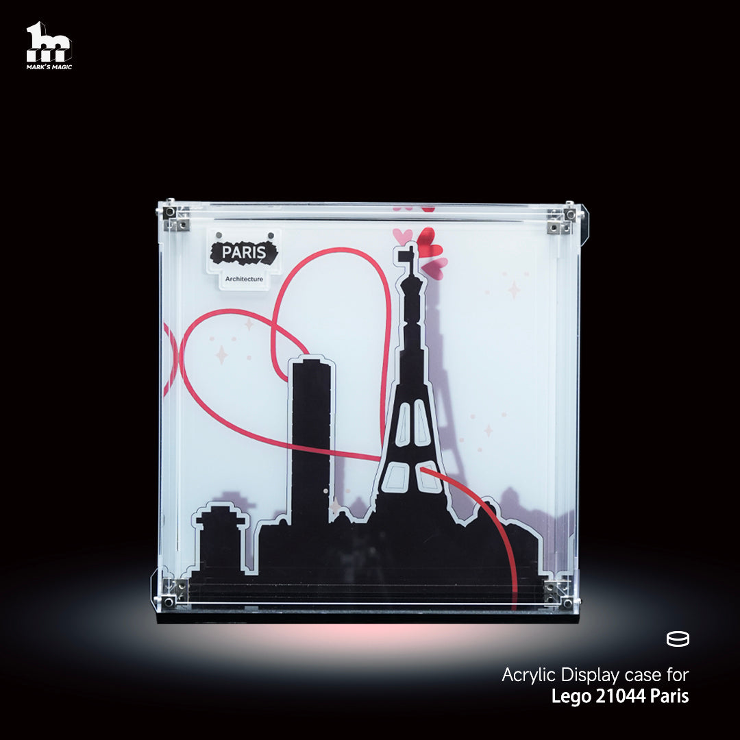 【PREMIUM】Display Case For LEGO® Architecture series Display Ultra-high Translucent Acrylic