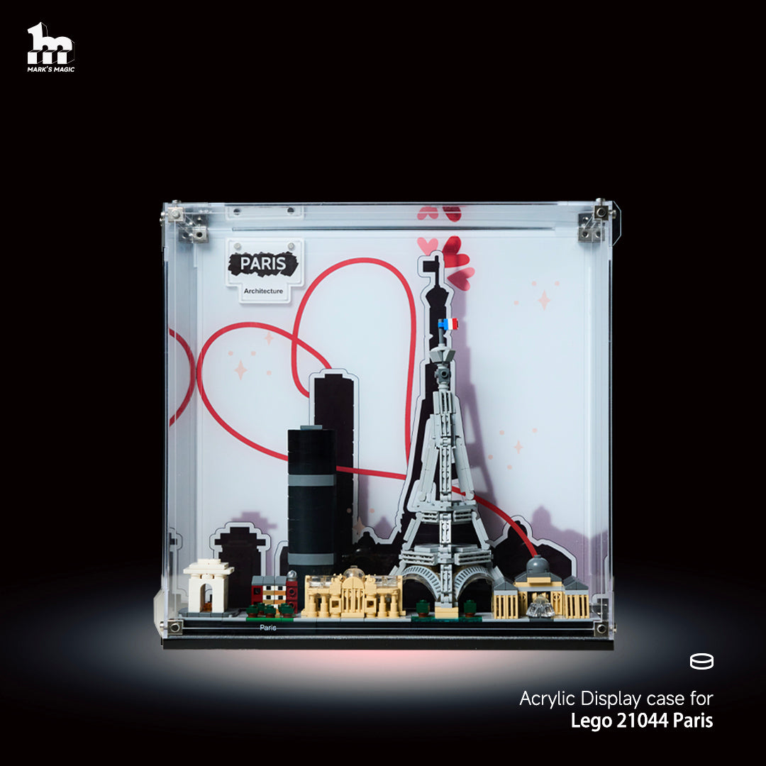 【PREMIUM】Display Case For LEGO® 21044 Architecture series Paris Display Ultra-high Translucent Acrylic