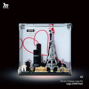 【PREMIUM】Display Case For LEGO® 21044 Architecture series Paris Display Ultra-high Translucent Acrylic