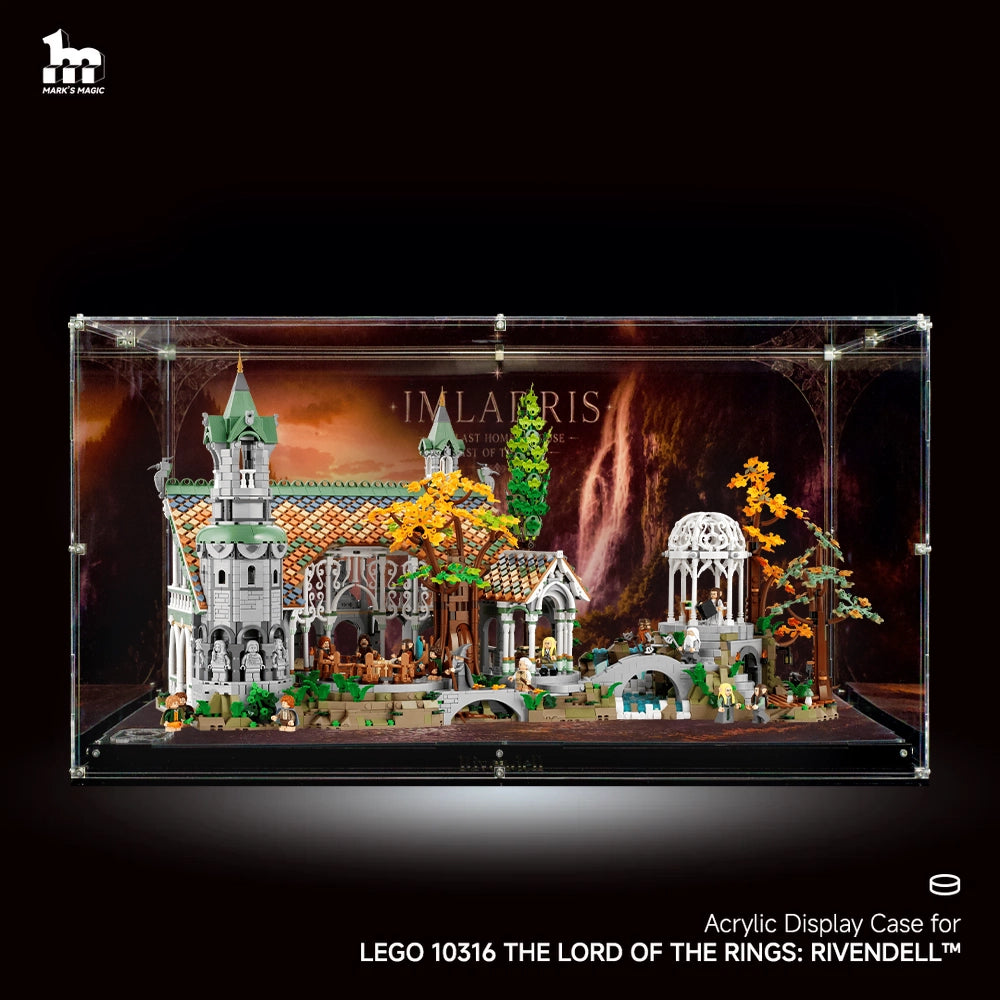 【PREMIUM】 Acrylic Display Case For LEGO 10316 THE LORD OF THE RINGS: RIVENDELL™