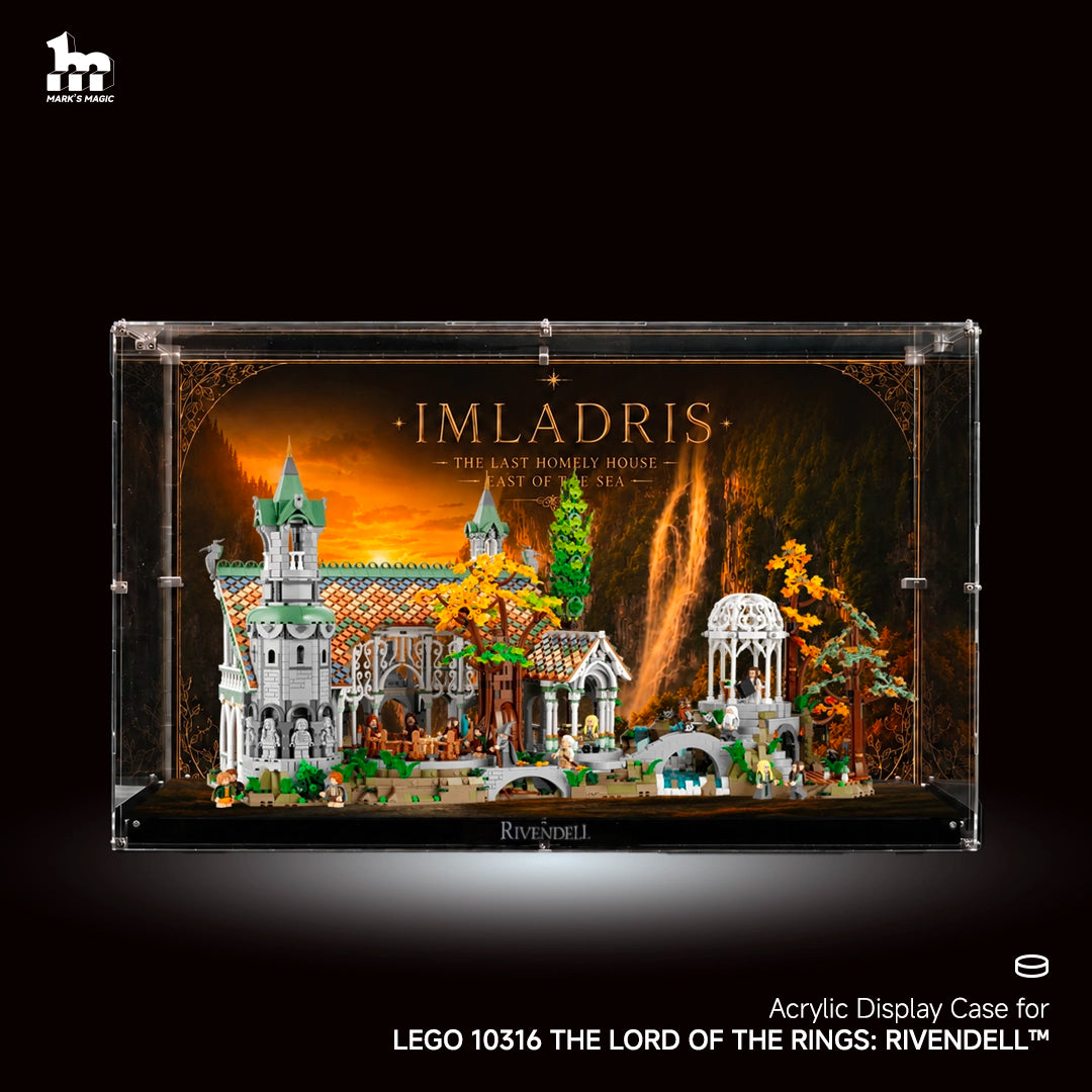 【PREMIUM】 Acrylic Display Case For LEGO Lord of the Rings™ 10316 THE LORD OF THE RINGS: RIVENDELL™