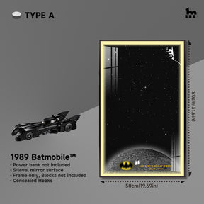 Display frame for LEGO® TECHNIC™ 1989 Batmobile