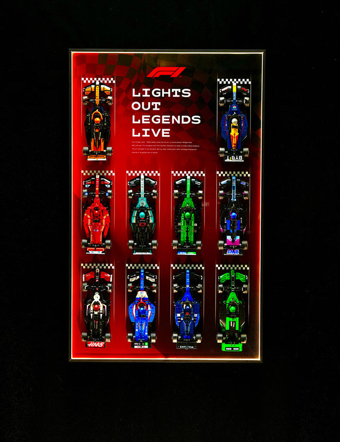 Car Display Frame for LEGO Speed Champions F1 Series