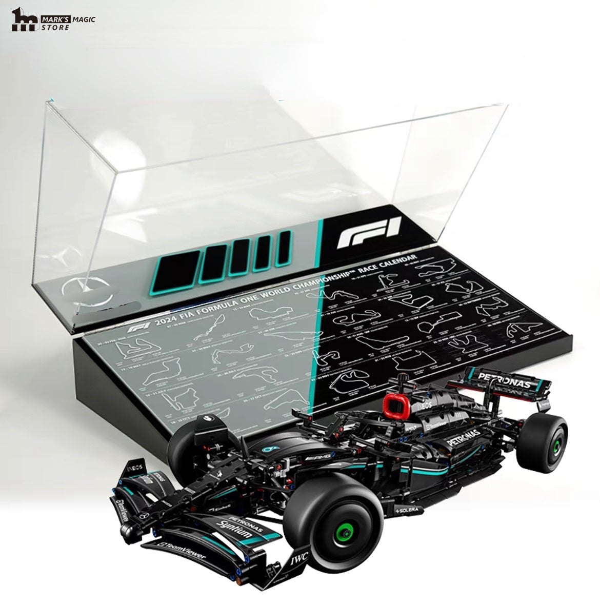 【J.woo Design】LEGO® Mercedes F1 Acrylic Display Case