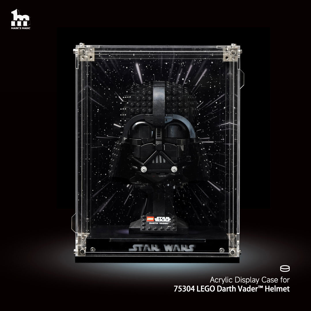 PREMIUM】Display Acrylic Case for LEGO® Star Wars Helmet Ultra-high Tr