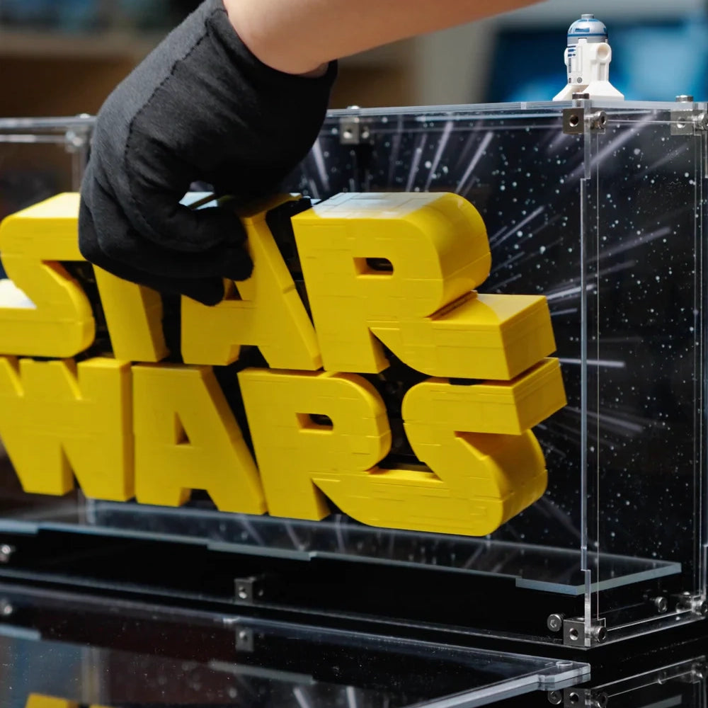 【PREMIUM】Display Case for LEGO® Star Wars logo 75407 Brick- Built Star Wars™ Ultra-high Translucent Acrylic