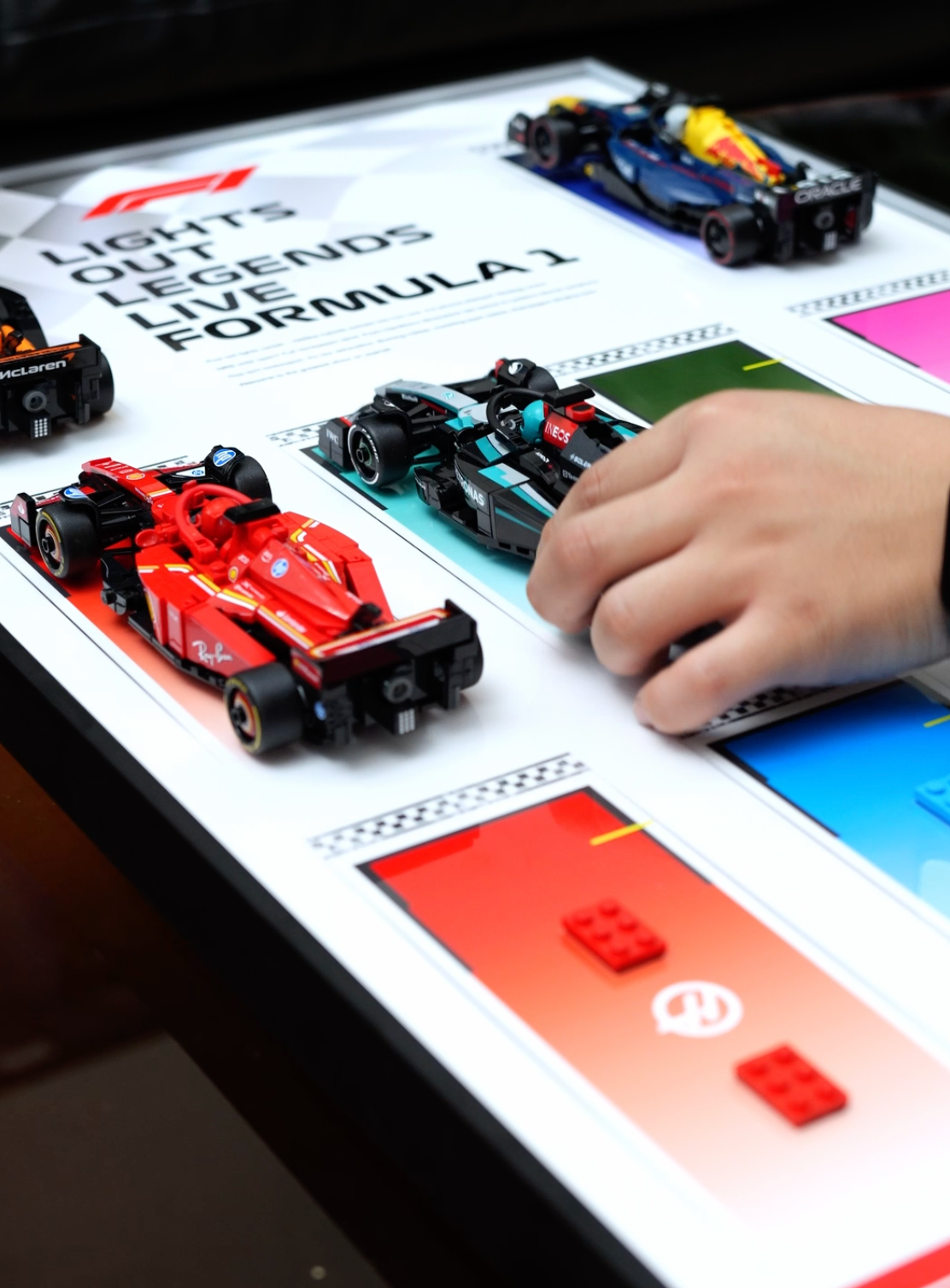 Car Display Frame for LEGO® Speed champions f1