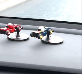 Drifting car dashboard for LEGO® F1 collectible minifigure cars （Free stickers with every purchase!）