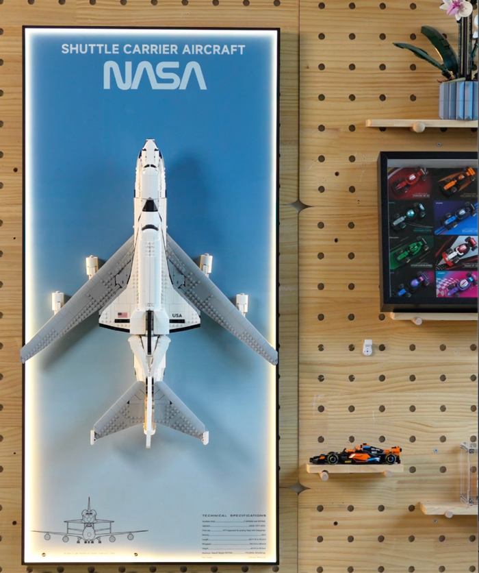 Wall Display Frame for LEGO ICONS 10360
