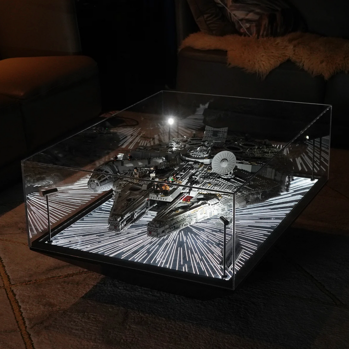 【Designer Edition】LED Display Case For LEGO Star Wars 75192 Millennium Falcon