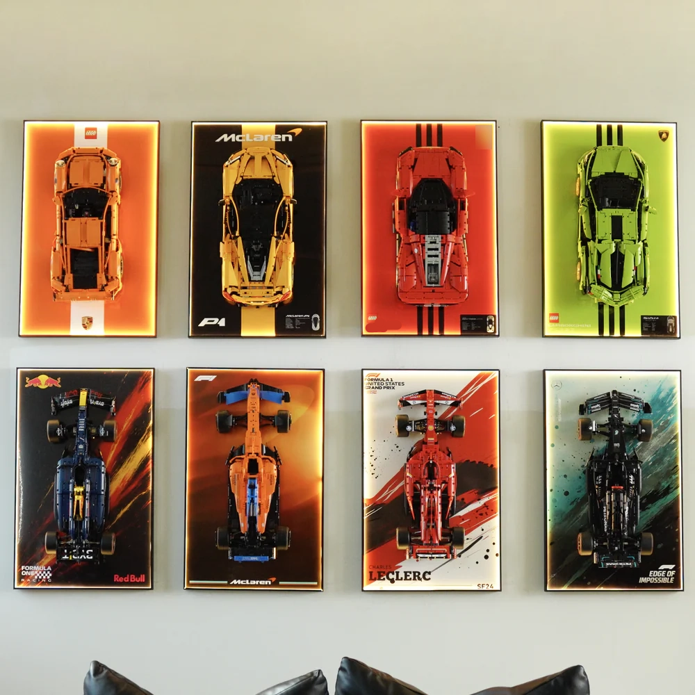 Lego display frame in home