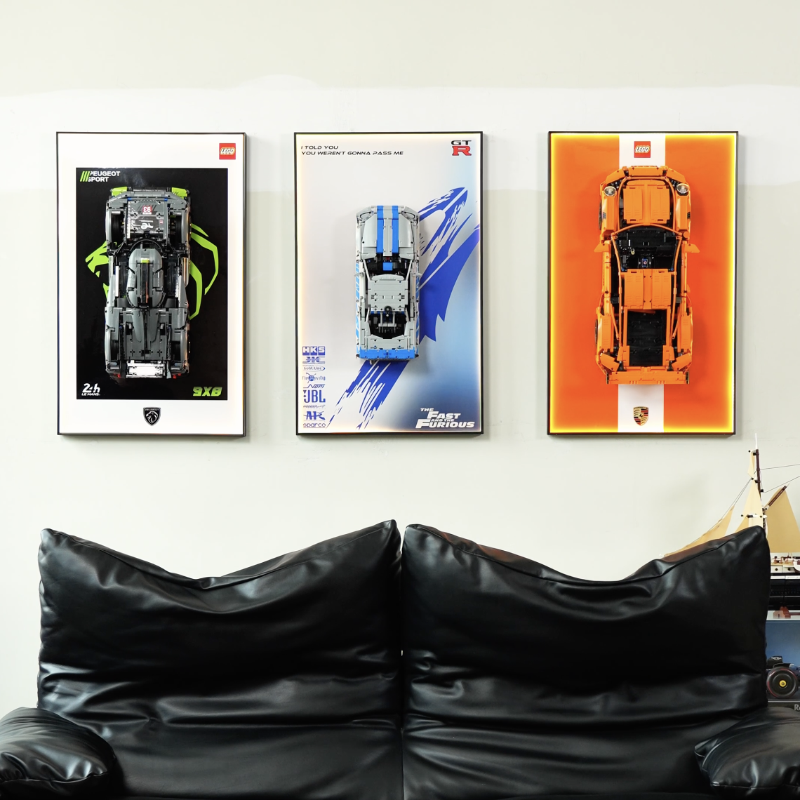 Car Display Frame for LEGO® 42210 2 Fast 2 Furious Nissan Skyline GT-R (R34) Car