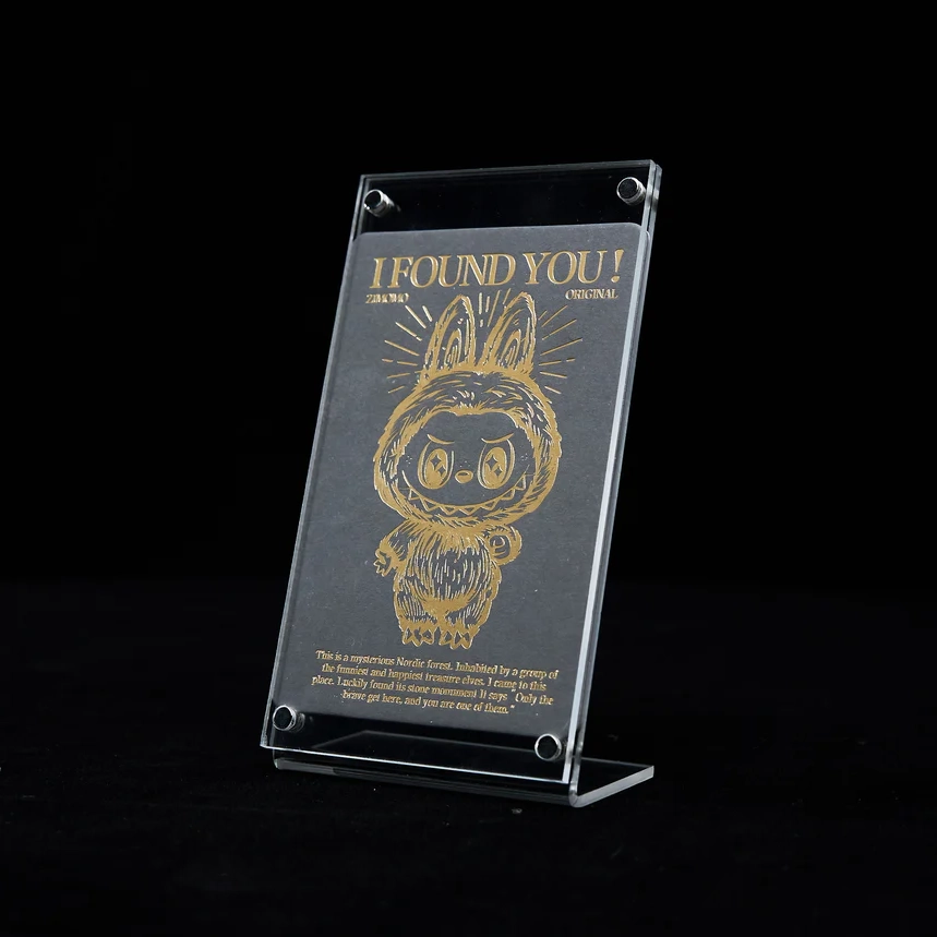 【Preorder 10 days】L-Size Ultra Acrylic Display Case for POPMART Labubu Zimomo