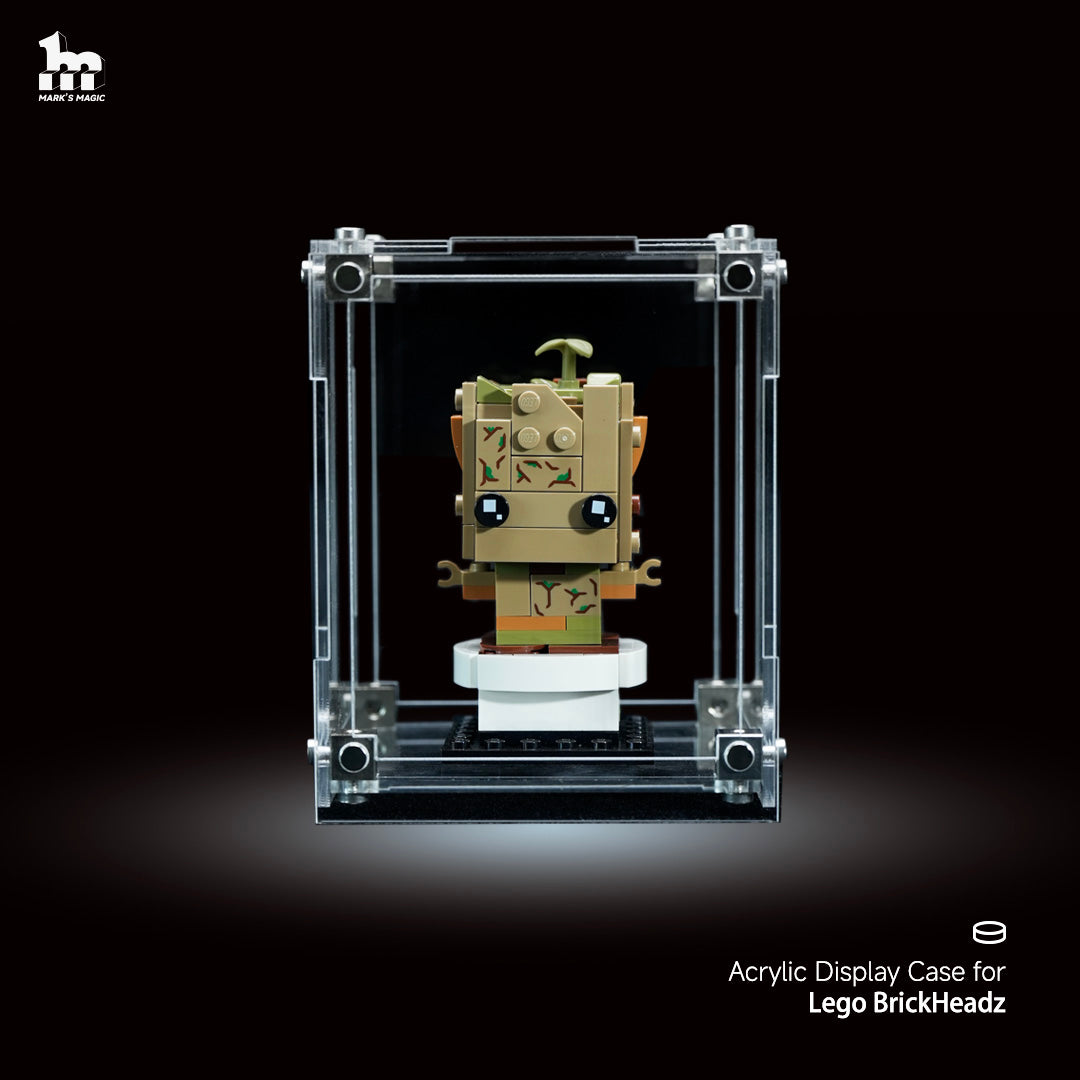 PREMIUM】Display case For LEGO® BrickHeadz Super Ultra-high Translucen