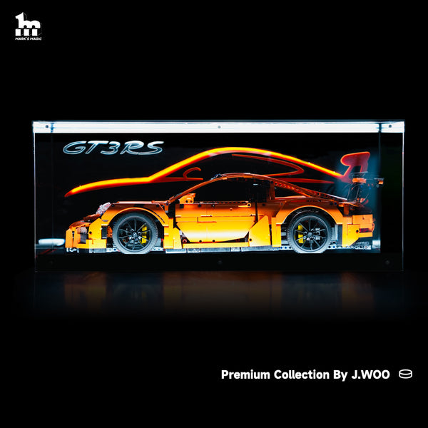 テツ Designer Edition】LEGO® Technic 42056 Porsche 911 GT3 Acrylic Display