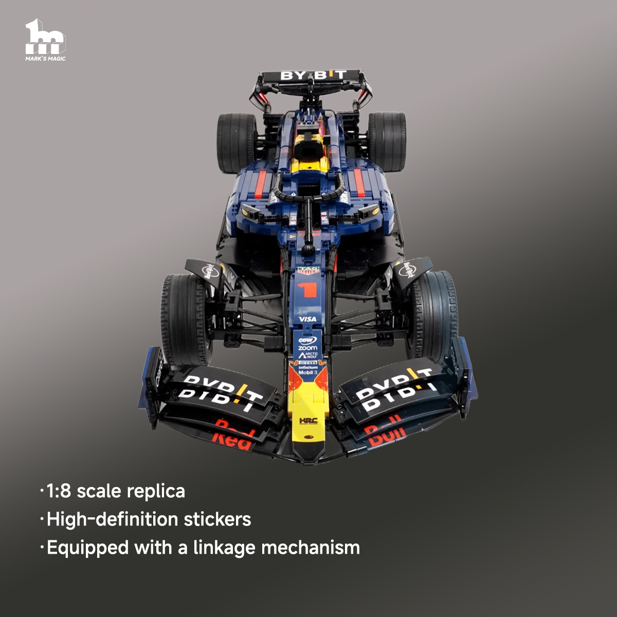 Red Bull Racing RB20 1:8 scale MOC (3273 pieces)