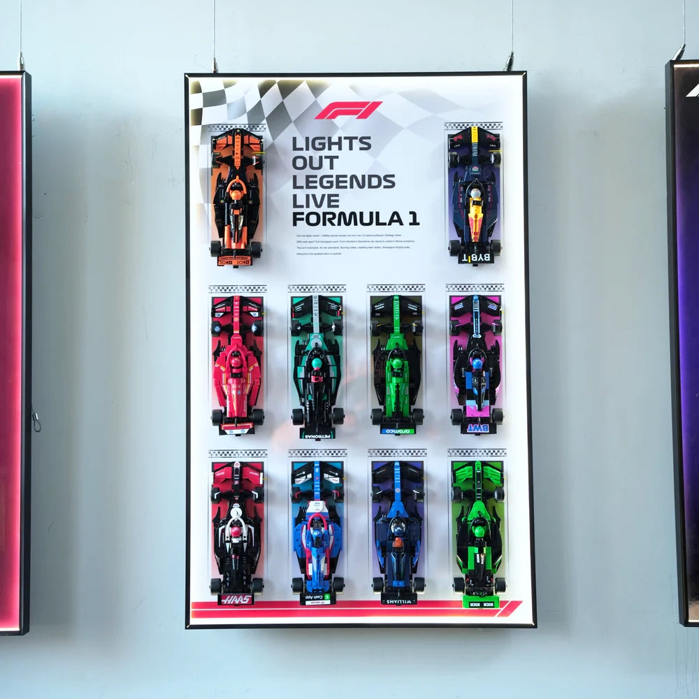 Car Display Frame for LEGO® Speed champions f1