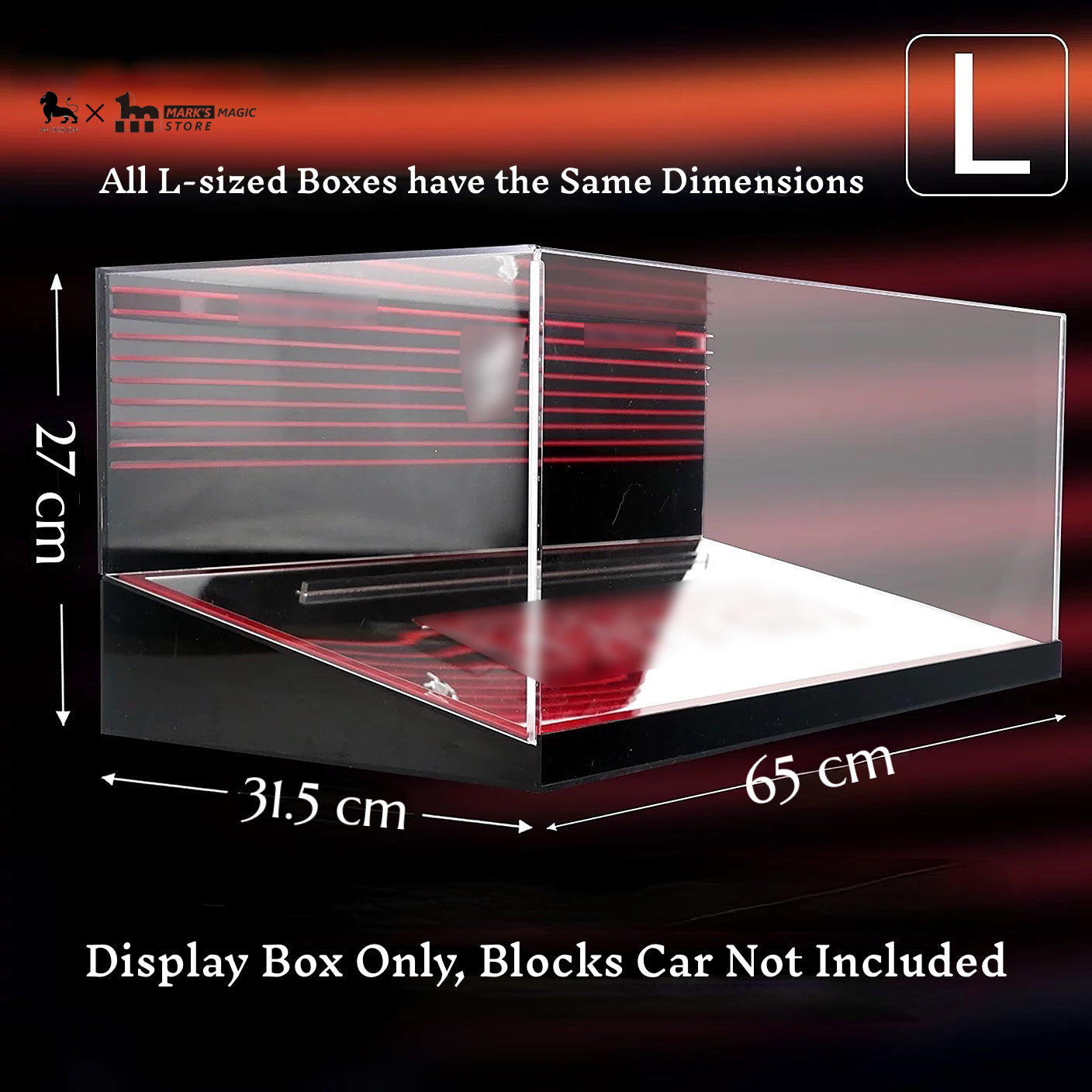 LEGO® Technic Supercar Acrylic Display Case