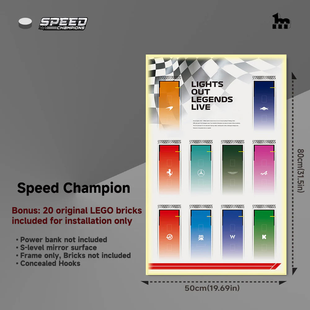 Lego display for Speed Champion 