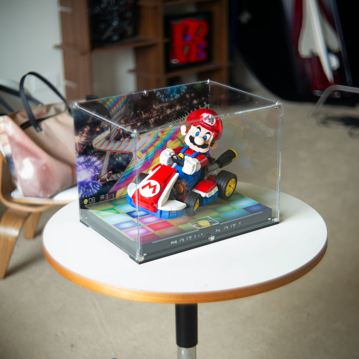 Display Case for LEGO® Mario Kart™ – Mario & Standard Kart