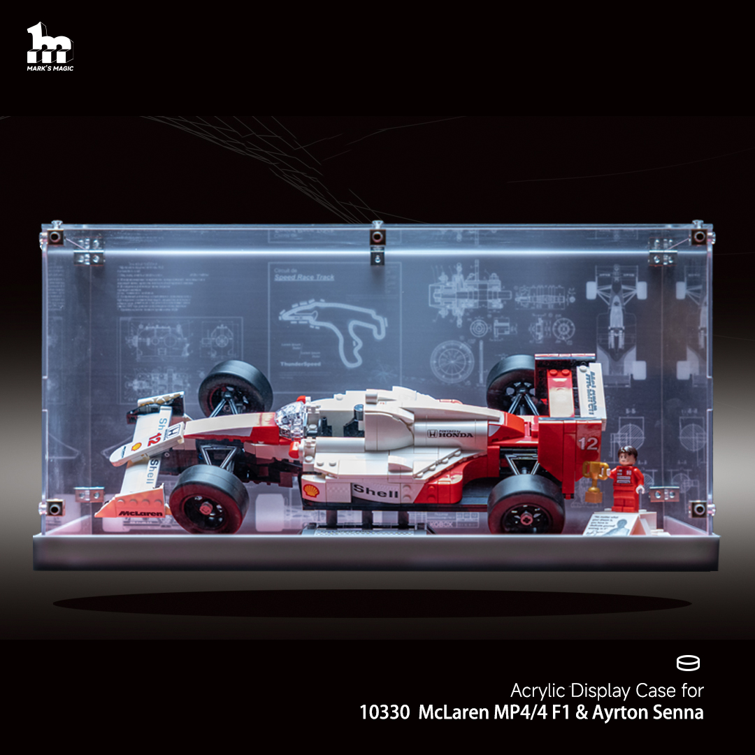 LEGO® McLaren MP4/4 F1 & Ayrton Senna 10330 Acrylic Display Case