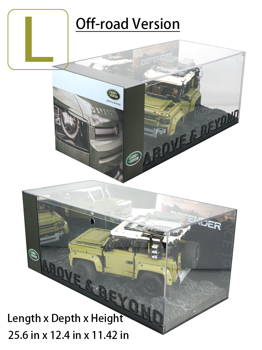 【Premium】LEGO® Land Rover Defender Acrylic Display Case