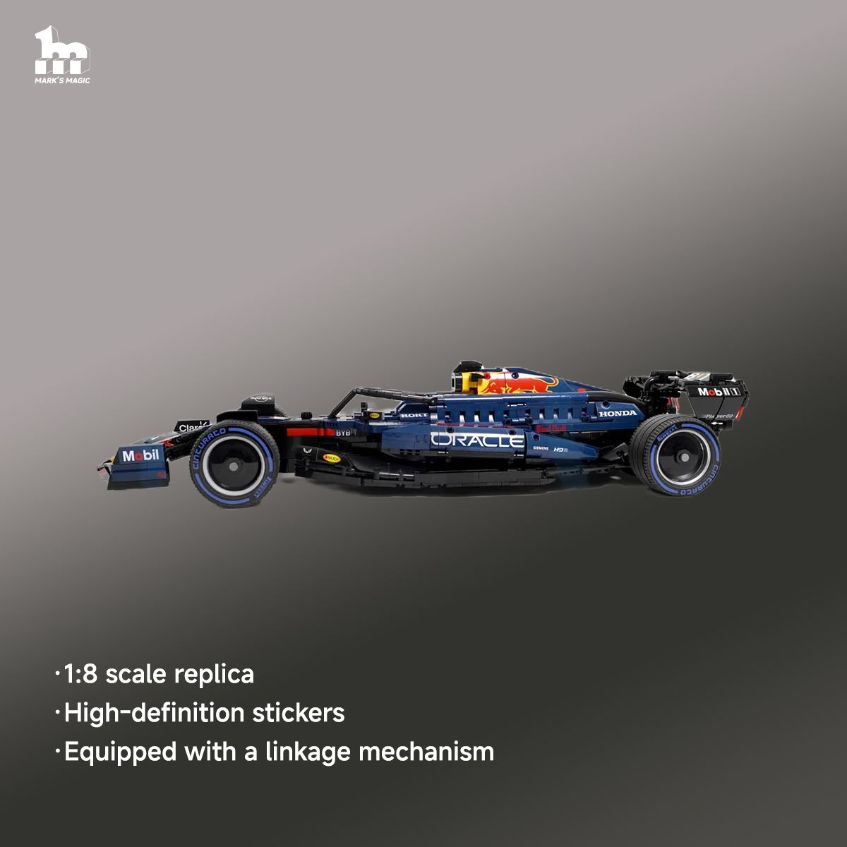 Red Bull Racing RB20 1:8 scale MOC (3273 pieces)