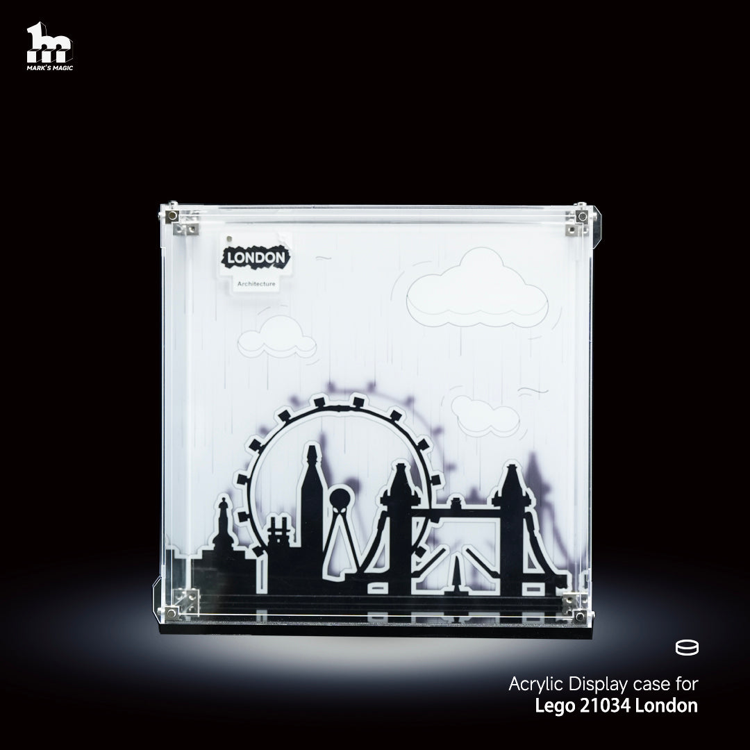 【PREMIUM】Display Case For LEGO® 21034 Architecture series London Display Ultra-high Translucent Acrylic