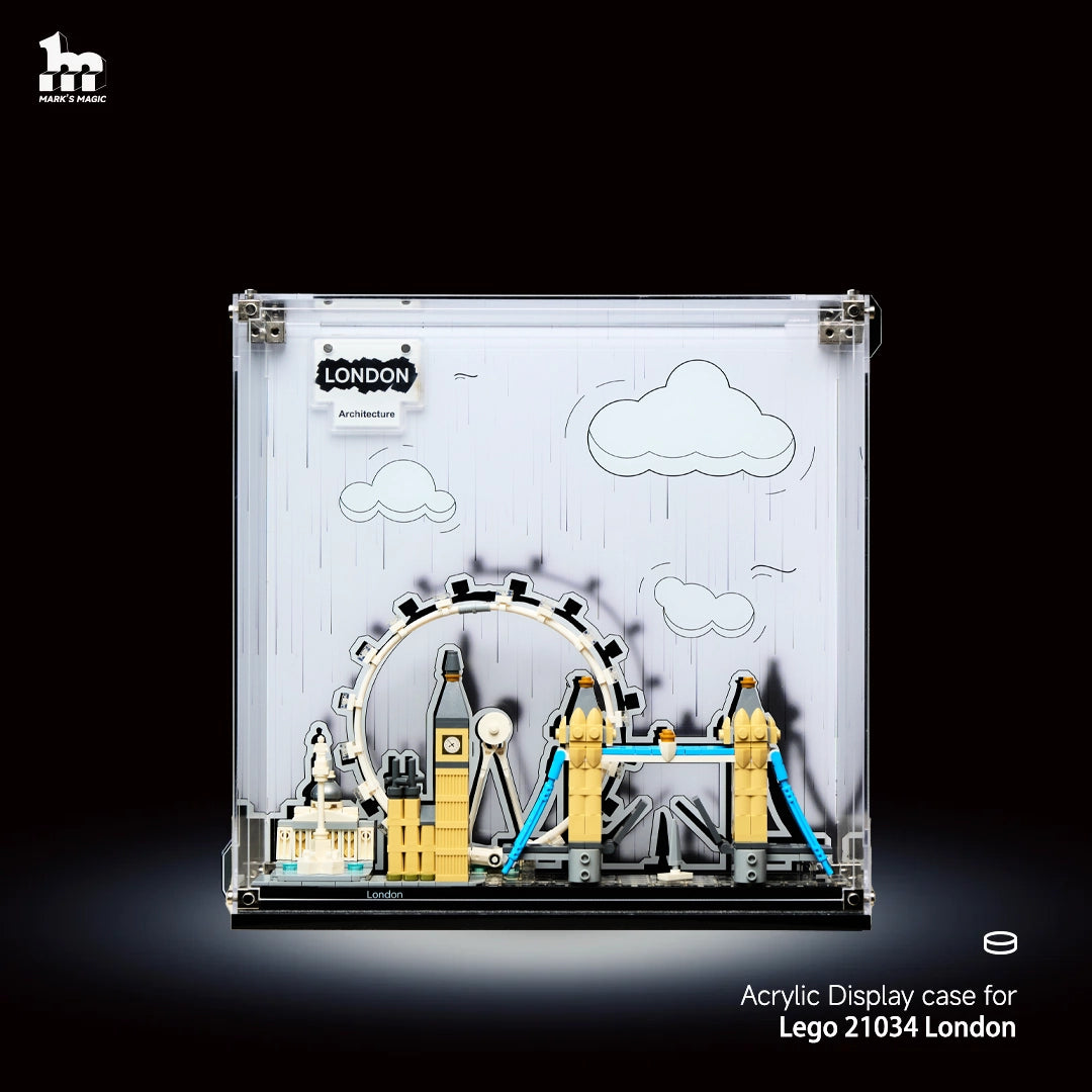 【PREMIUM】Display Case For LEGO® 21034 Architecture series London Display Ultra-high Translucent Acrylic