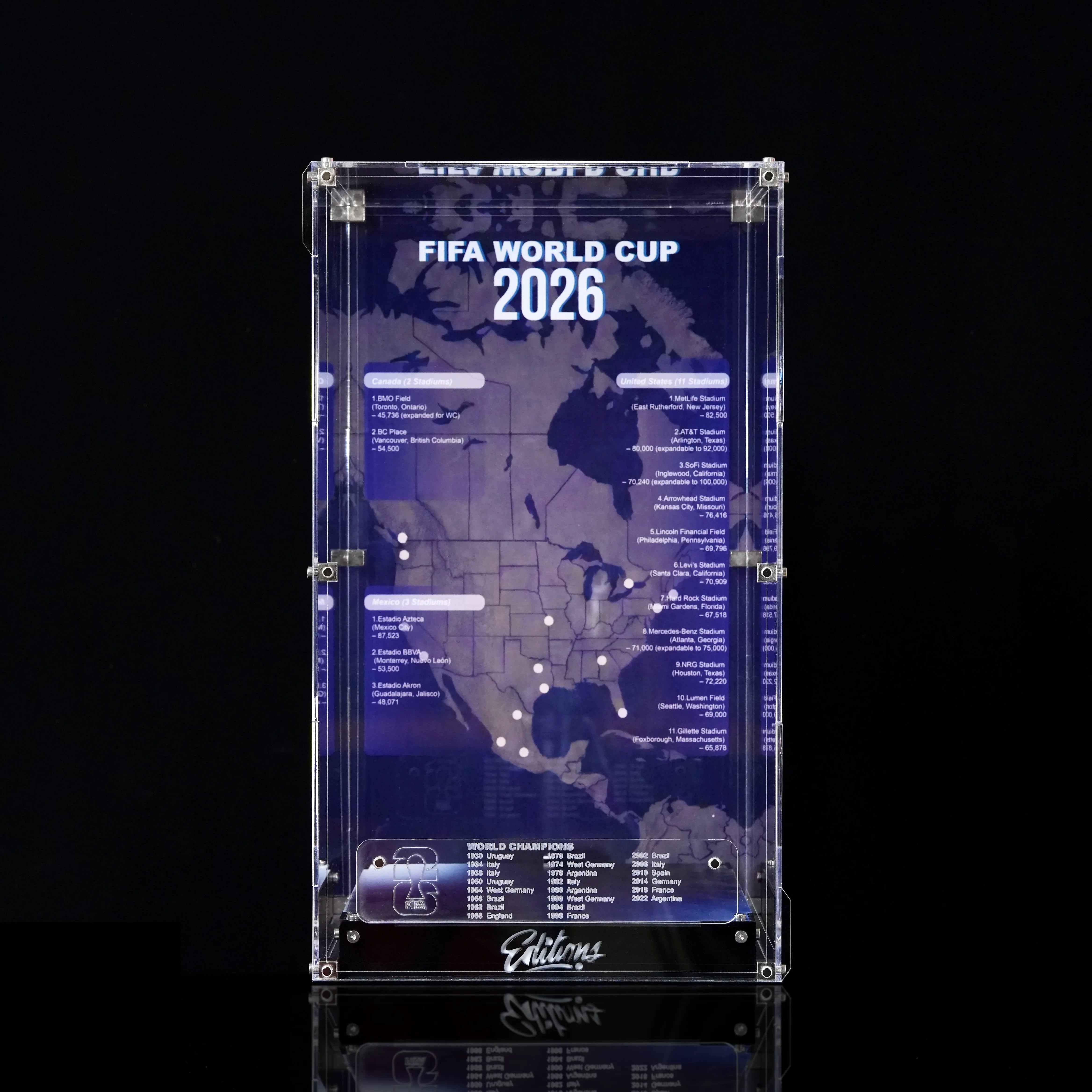 【PREMIUM】 Display Case For LEGO Editions 43020 FIFA World Cup™ Official Trophy