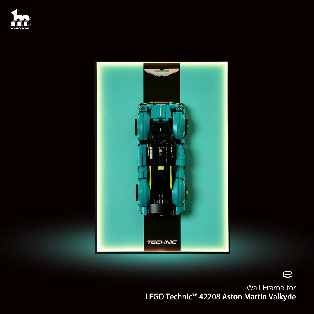 飾り台セット Wall Display frame for LEGO® Technic™ 42208 Aston Martin Valkyrie Mid-