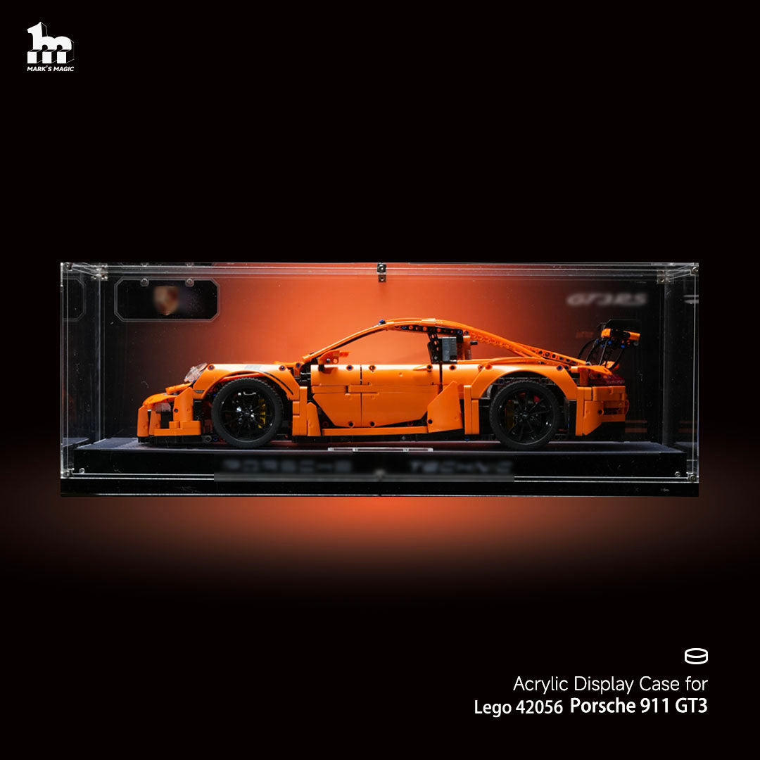 PREMIUM】Display Case For LEGO® Technic™ Porsche 911 GT3 42056 Ultra-h