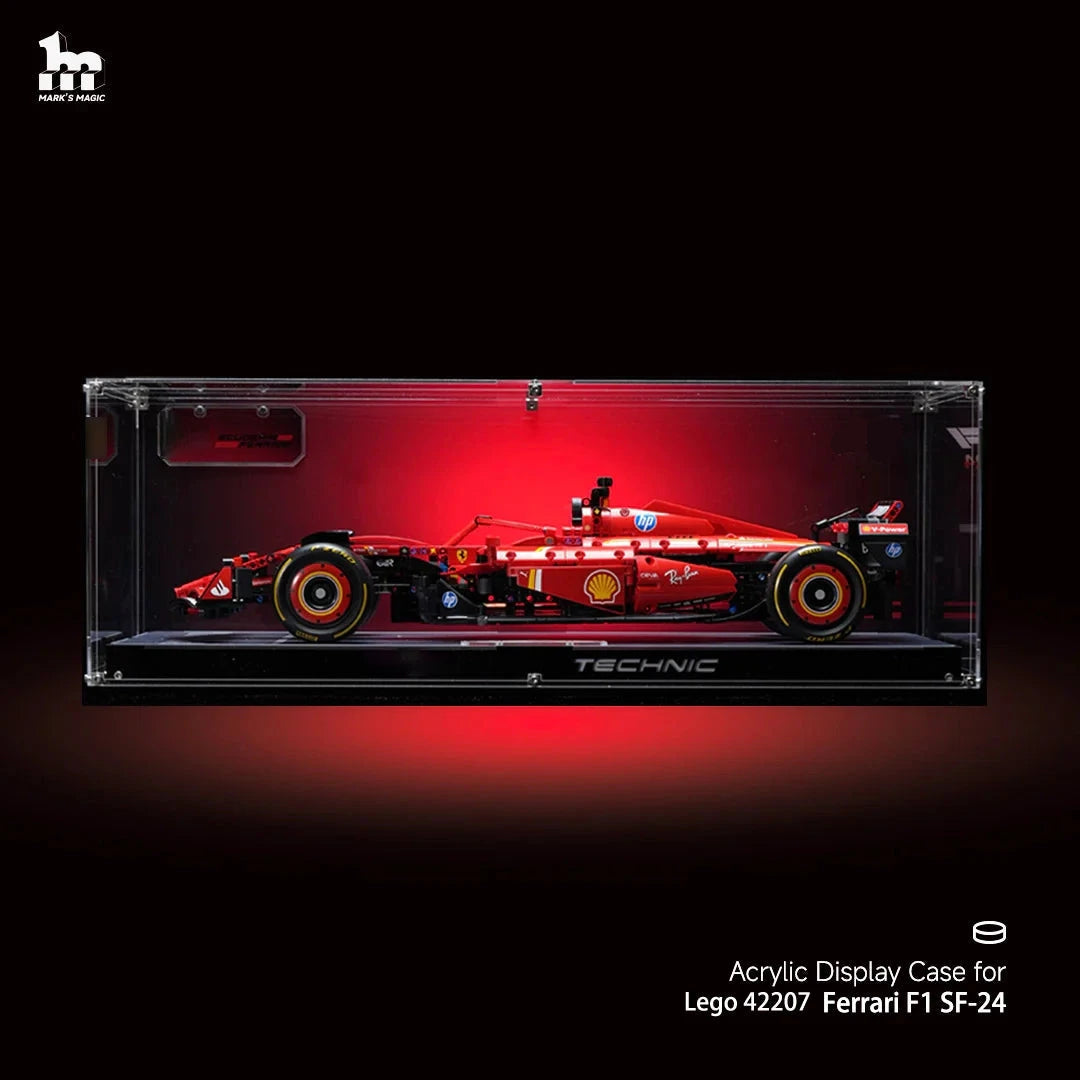 PREMIUM】Display Case For LEGO® Ferrari F1 SF-24 42207 Ultra-high Tran PREMIUM】Display Case For LEGO® Ferrari F1 SF-24 42207 Ultra-high Tran