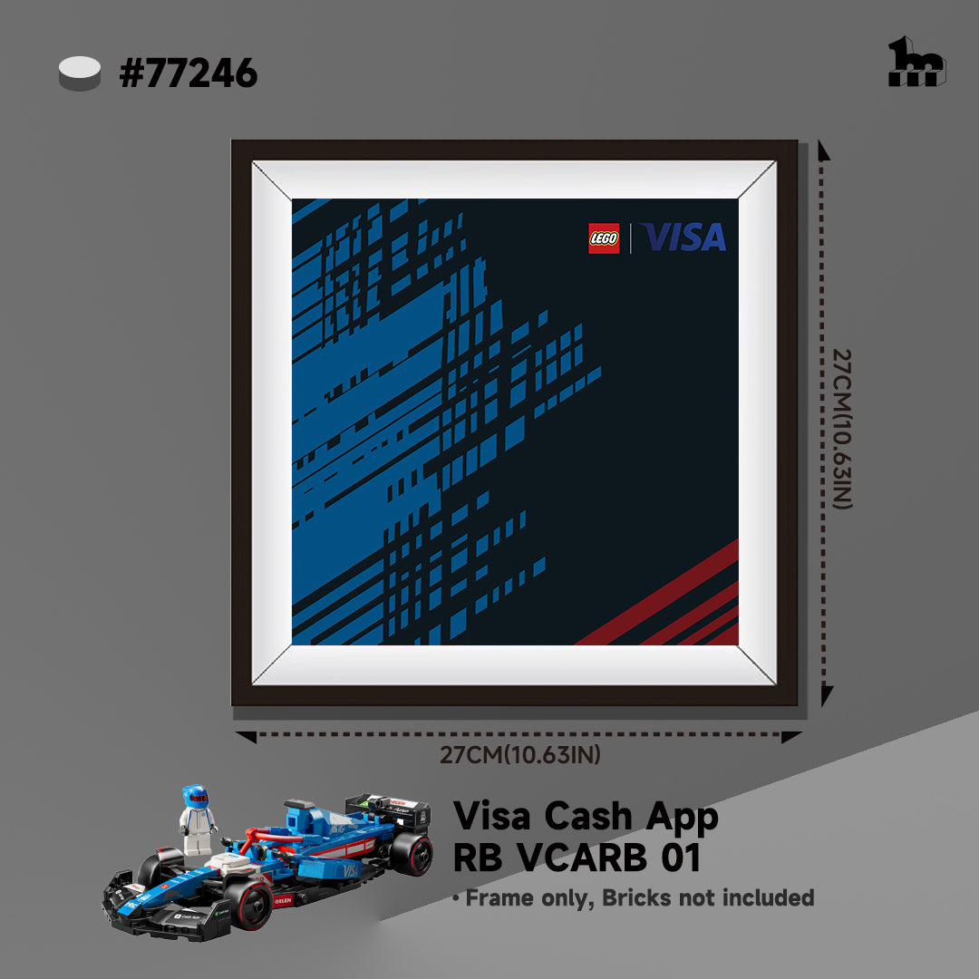 LEGO® Speed F1 Visa Cash App RB VCARB display