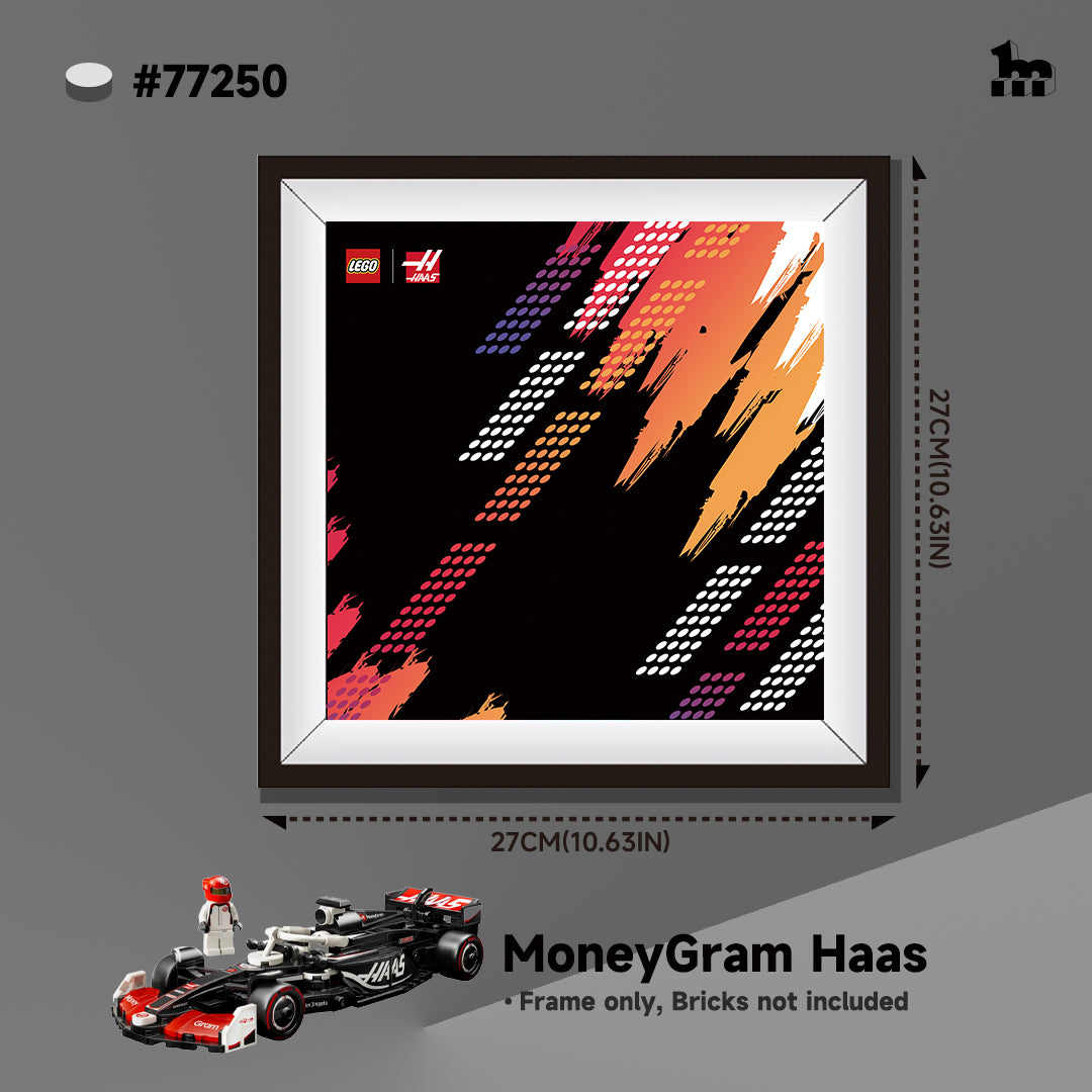 LEGO® Speed F1 MoneyGram Haas display