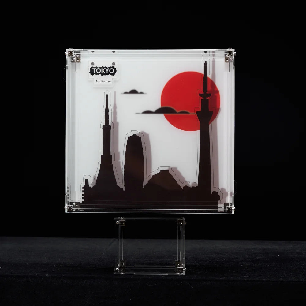 【PREMIUM】Display Case For LEGO® 21051 Architecture series Tokyo Display Ultra-high Translucent Acrylic