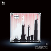 【PREMIUM】Display Case For LEGO® 21028 Architecture series New York Display Ultra-high Translucent Acrylic