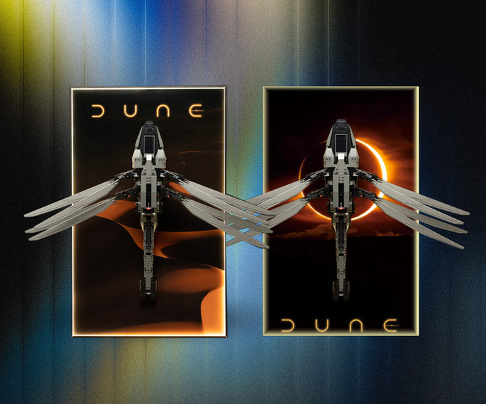 Wall Display Frame for LEGO ICONS Dune Atreides Royal Ornithopter 10327