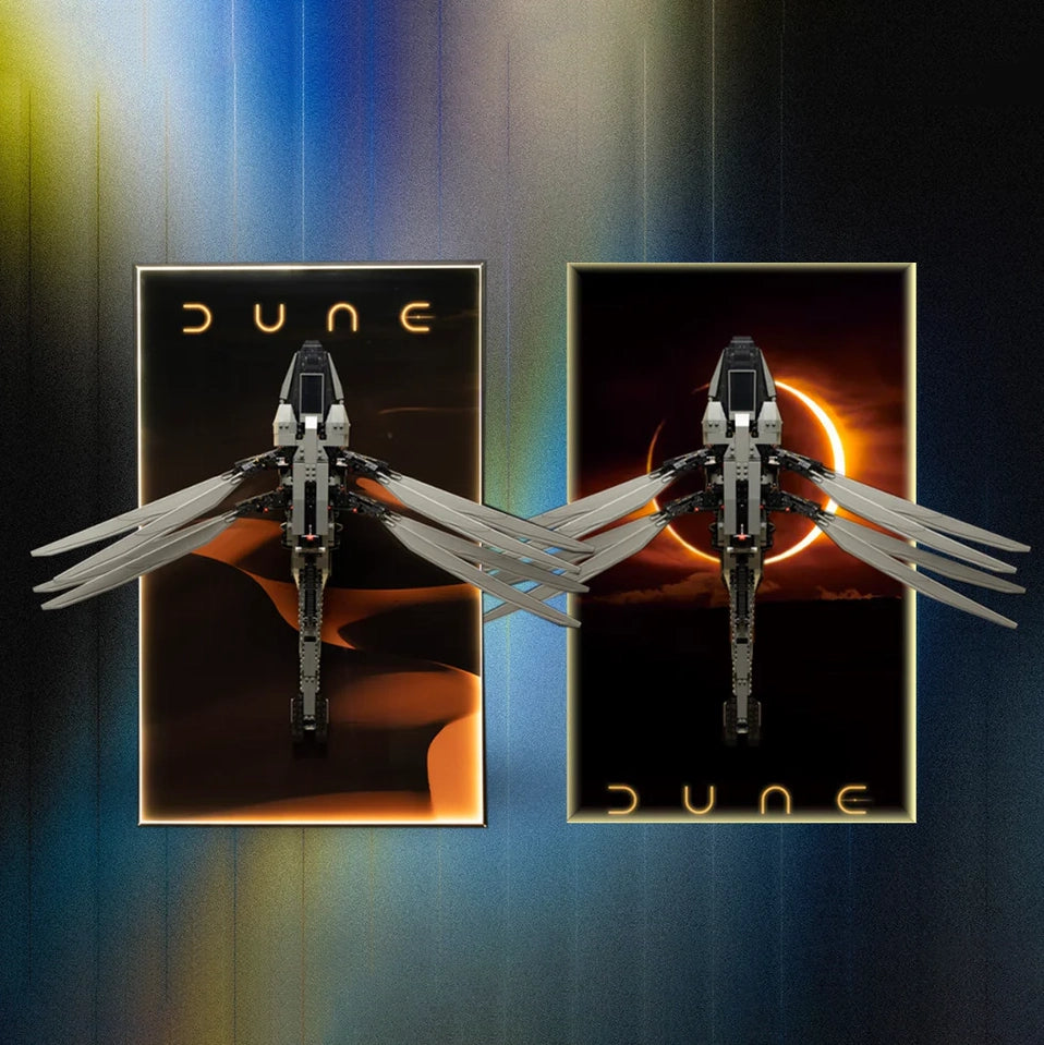 Wall Display Frame for LEGO® ICONS Dune Atreides Royal Ornithopter 10327