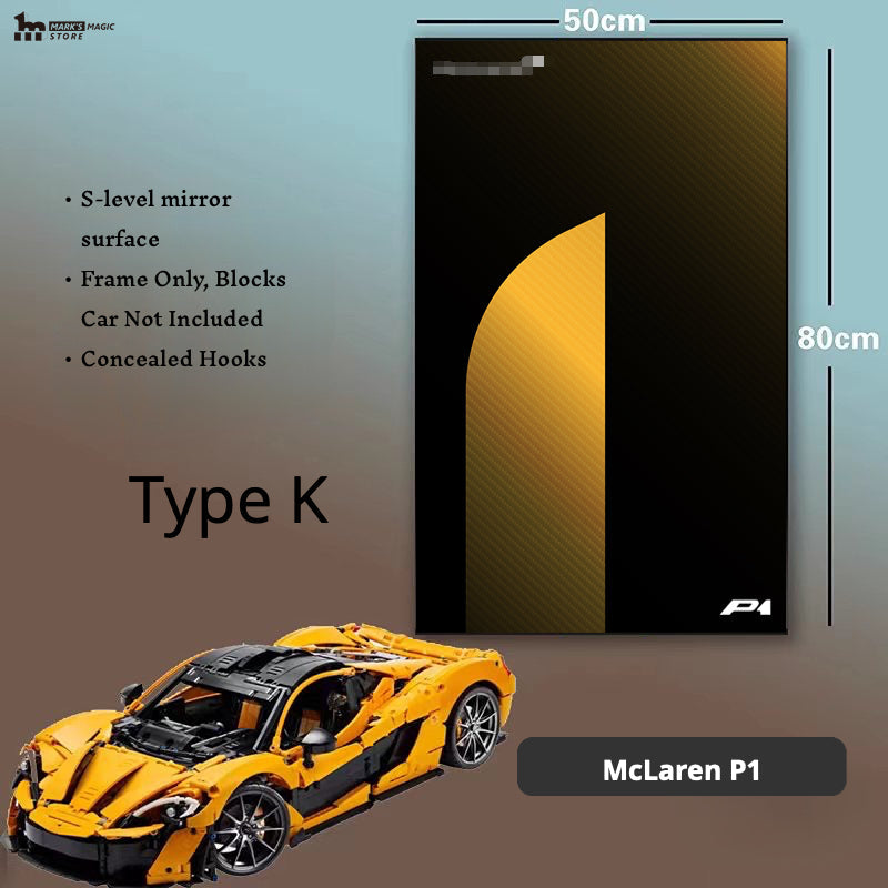 LEGO® McLaren P1 Wall Display Frame