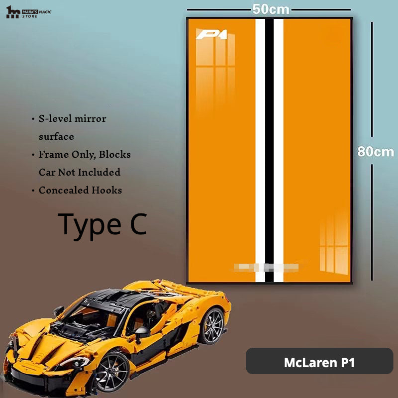 LEGO® McLaren P1 Wall Display Frame