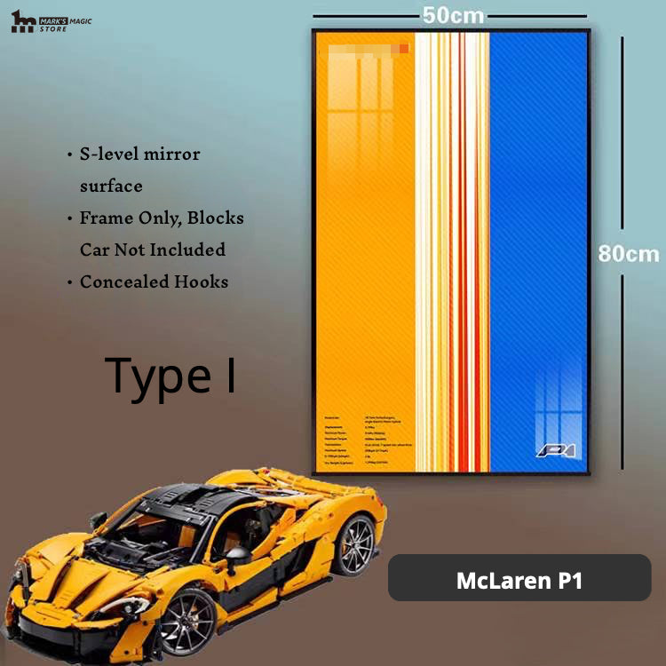 LEGO® McLaren P1 Wall Display Frame