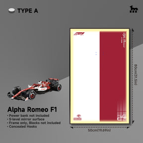 Car Display frame for Alfa Romeo F1 Moc