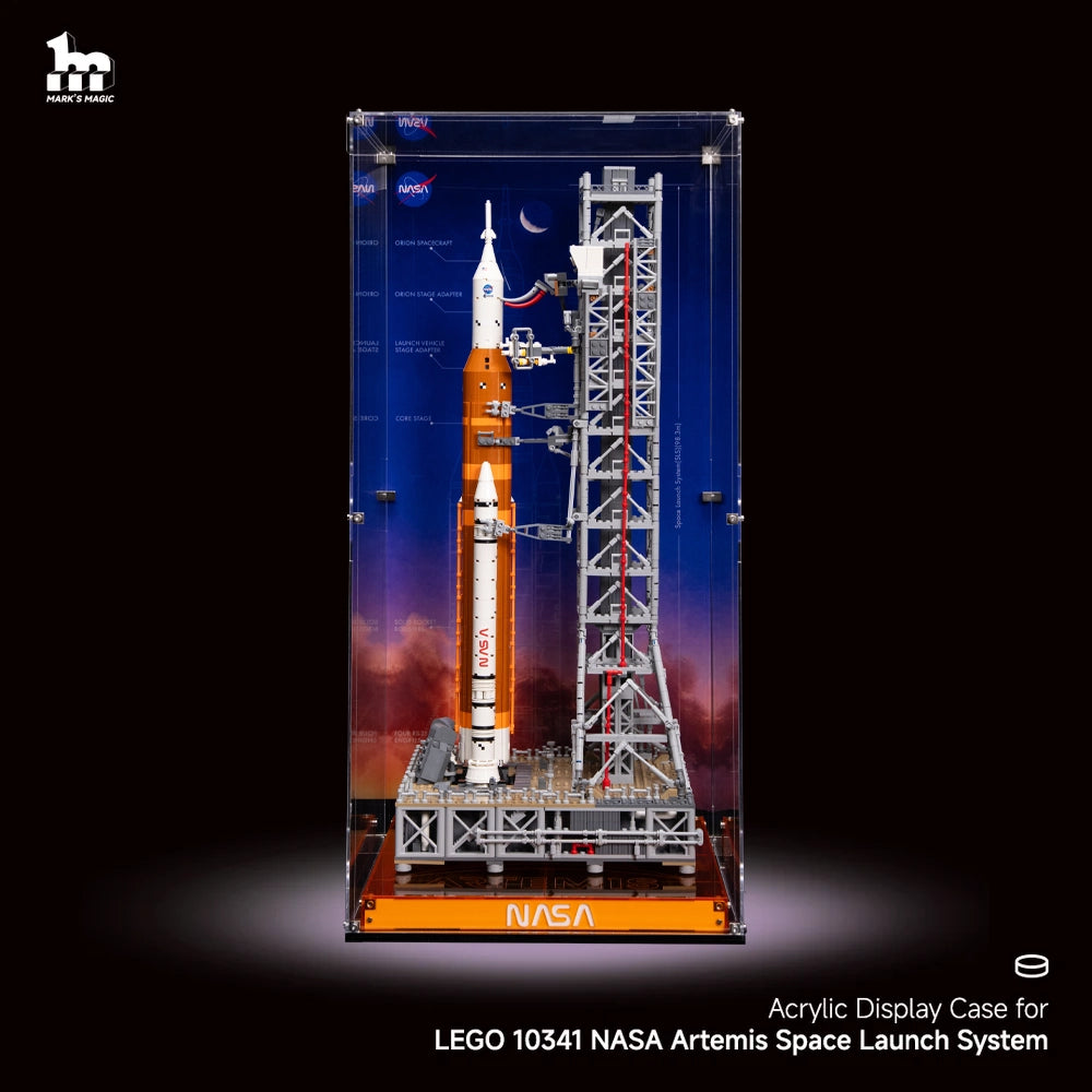 Acrylic Display Case For LEGO® Icons 10341 NASA Artemis Space Launch System