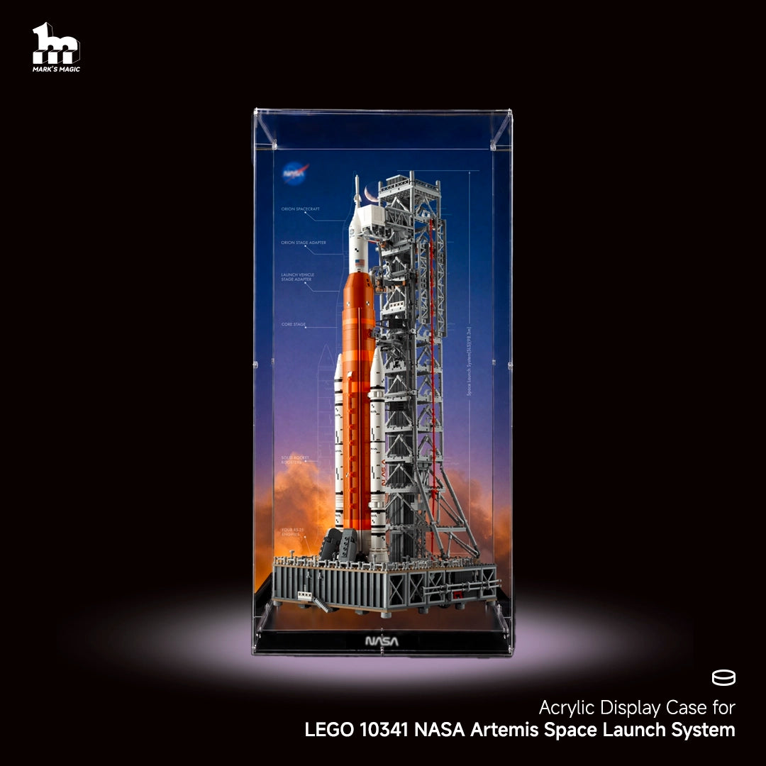 Acrylic Display Case For LEGO® Icons 10341 NASA Artemis Space Launch System
