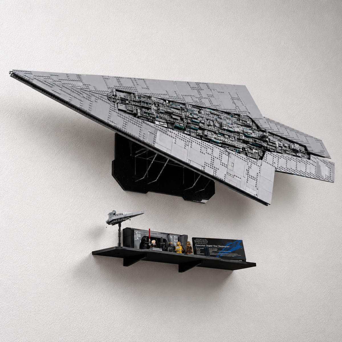 Acrylic Wall Mount for LEGO® Star Wars™ 75457 Executor Super Star Destroyer™