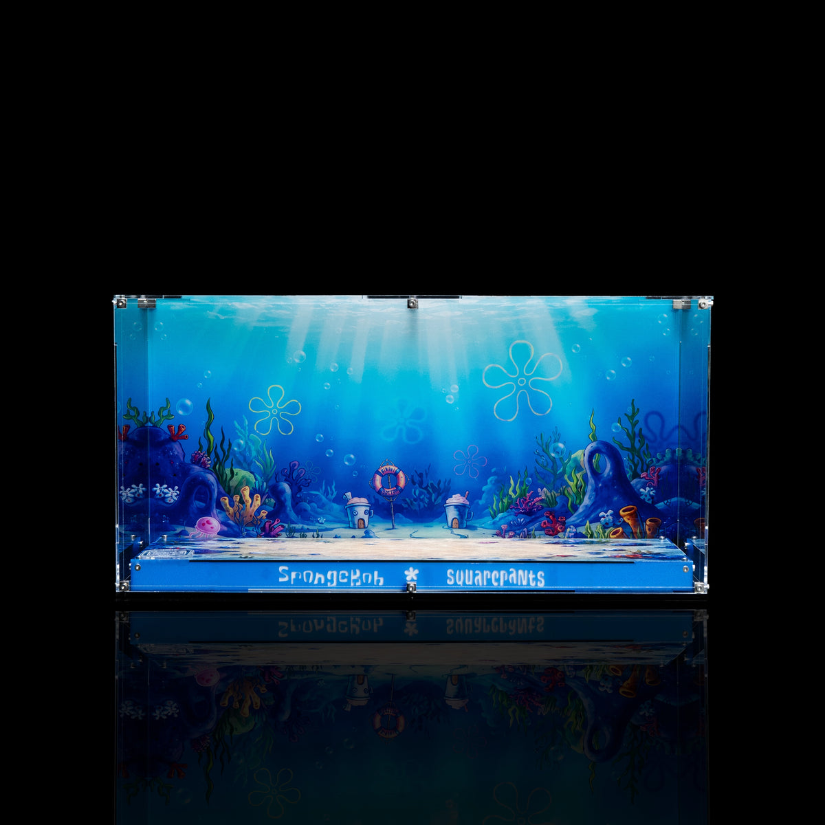 Acryl-Vitrine für LEGO® ICONS 11386 SpongeBob Schwammkopf: Bikini Bottom