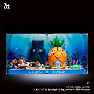 Acrylic Display Case For LEGO® ICONS 11386 SpongeBob SquarePants: Bikini Bottom