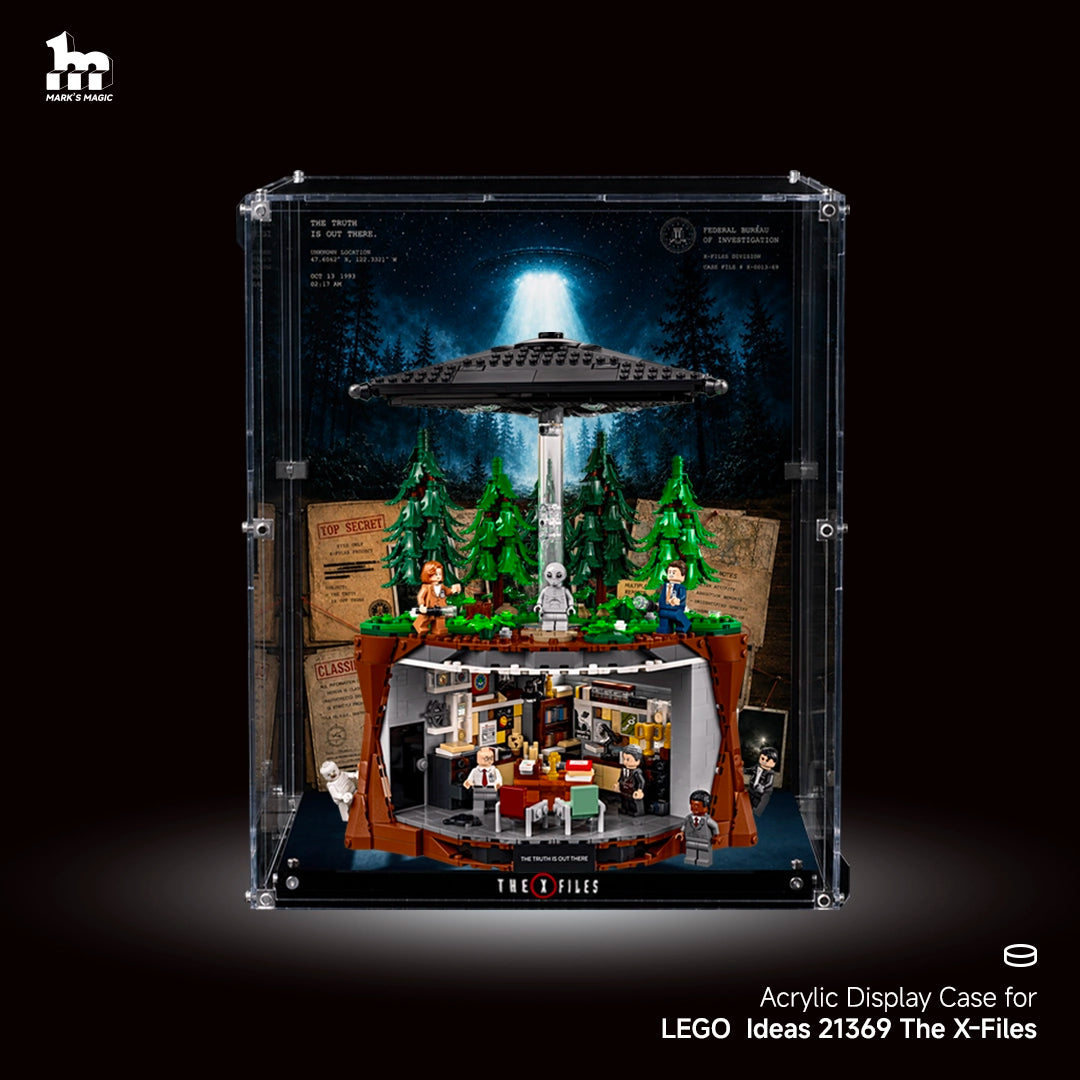 Acrylic Display case For LEGO® Ideas 21369 The X-Files