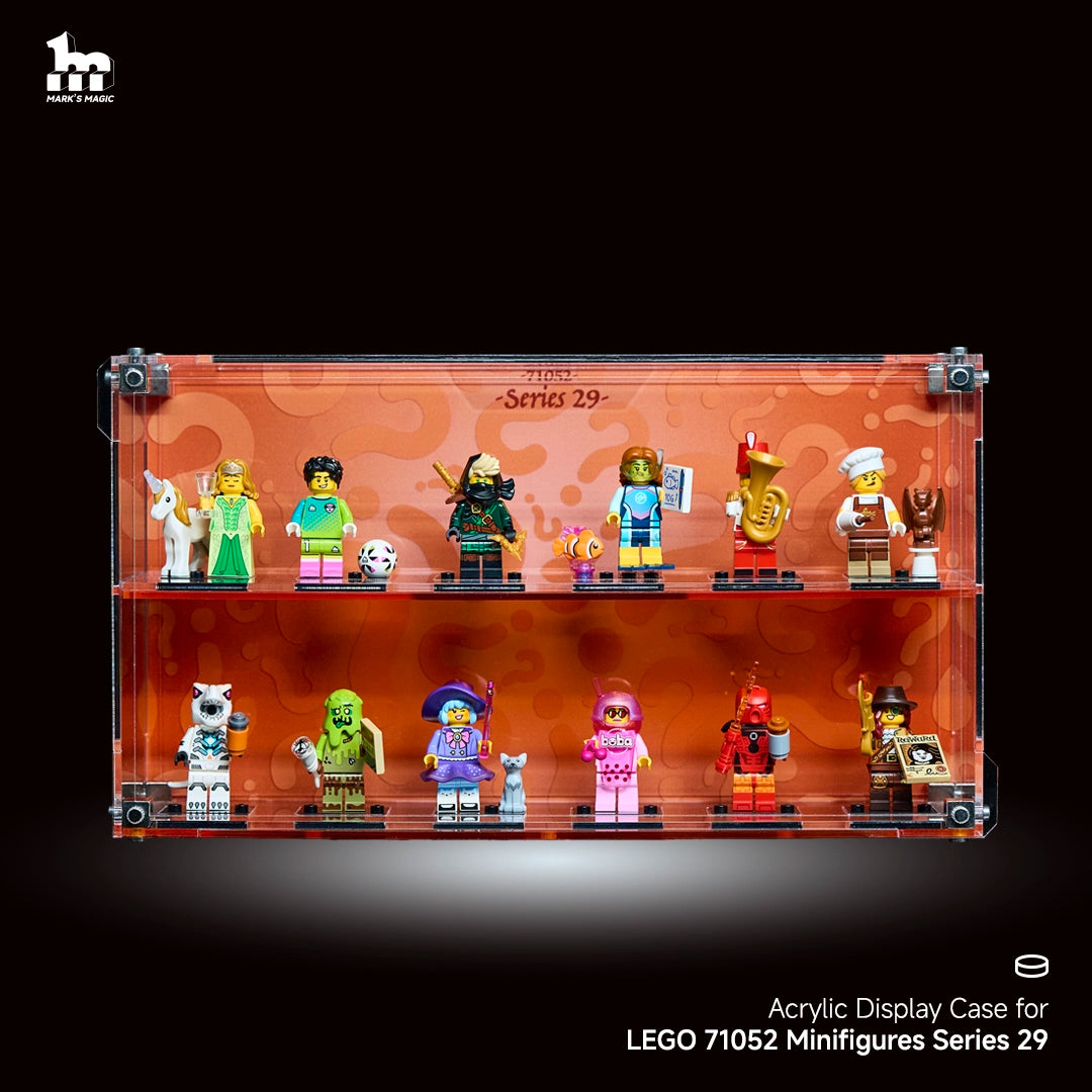 Vitrine acrylique pour LEGO® Minifigures 71052 Série 29  